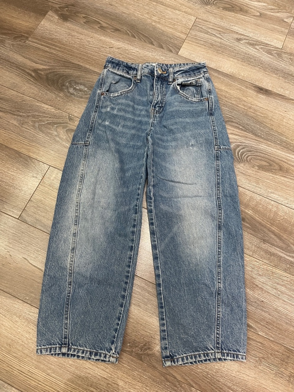 $15 w/ min $20 spend Zara Girls Size 10 Wide Leg Jeans Denim